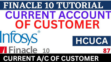 Finacle 10 Tutorial || HCUCA || Current A/c customer list || Learn and gain