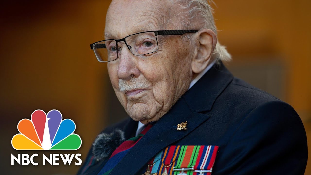 U.K. PM Wishes Recovery To Record-Breaking Tom Moore After Covid-19 Diagnosis | NBC News NOW