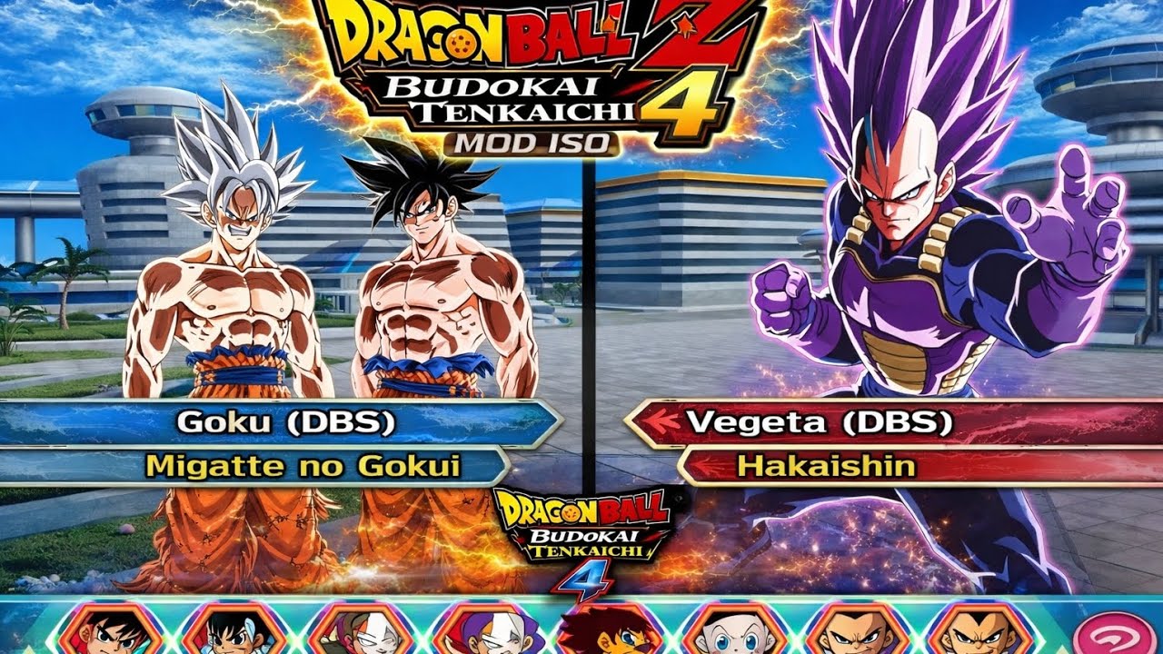 Dragon Ball Budokai Tenkaichi 4 Mod Dublado PS2 ISO 
