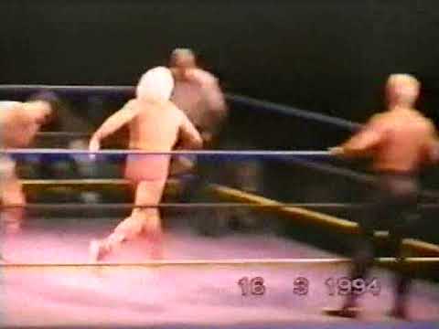 Lord Steven Regal \u0026 Ric Flair vs  Sting \u0026 Ricky Steamboat