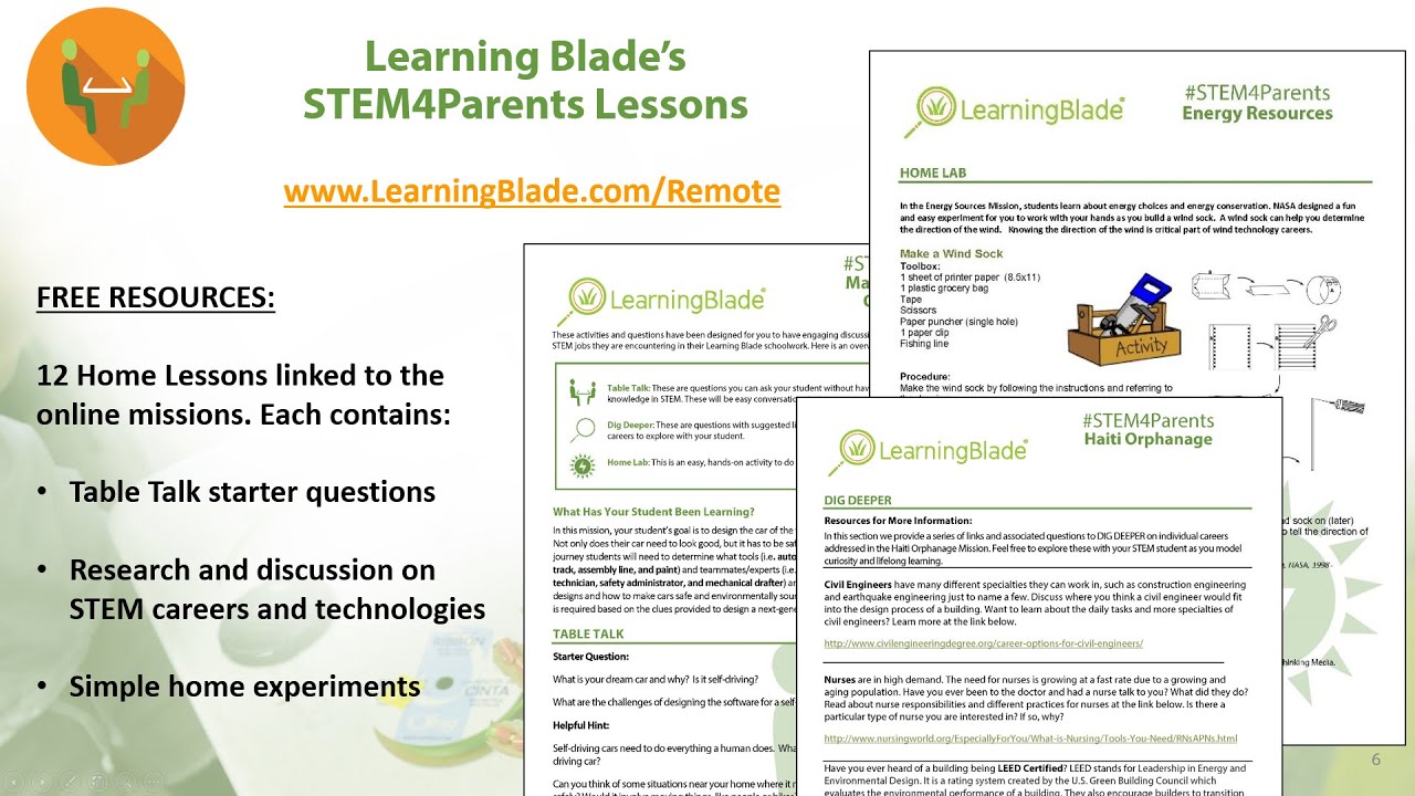 STEM4Parents Energy Sources Home Lab: Building a Wind Sock