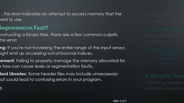 Solving the Segmentation Fault When Constructing a Binary Tree from Inorder and Preorder Traversals