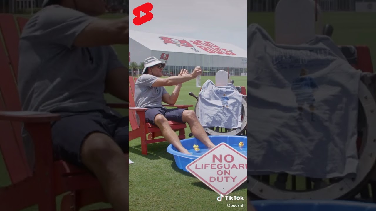 Nothing wrong with a little spritz! @tombrady @robgronkowski #gobucs #Tampa Bay Buccaneers