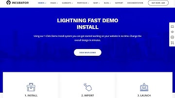 Incubator - WordPress Startup Business Theme