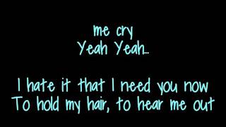 Halestorm -  "Hate It When You See Me Cry" {Lyrics}