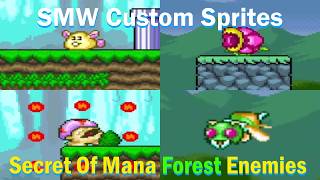 SMW Custom Sprites - Secret Of Mana Enemy Pack (Forest Edition)