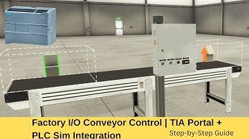 Factory I/O Conveyor Speed Control with Siemens TIA Portal PLC | Step-by-Step Guide