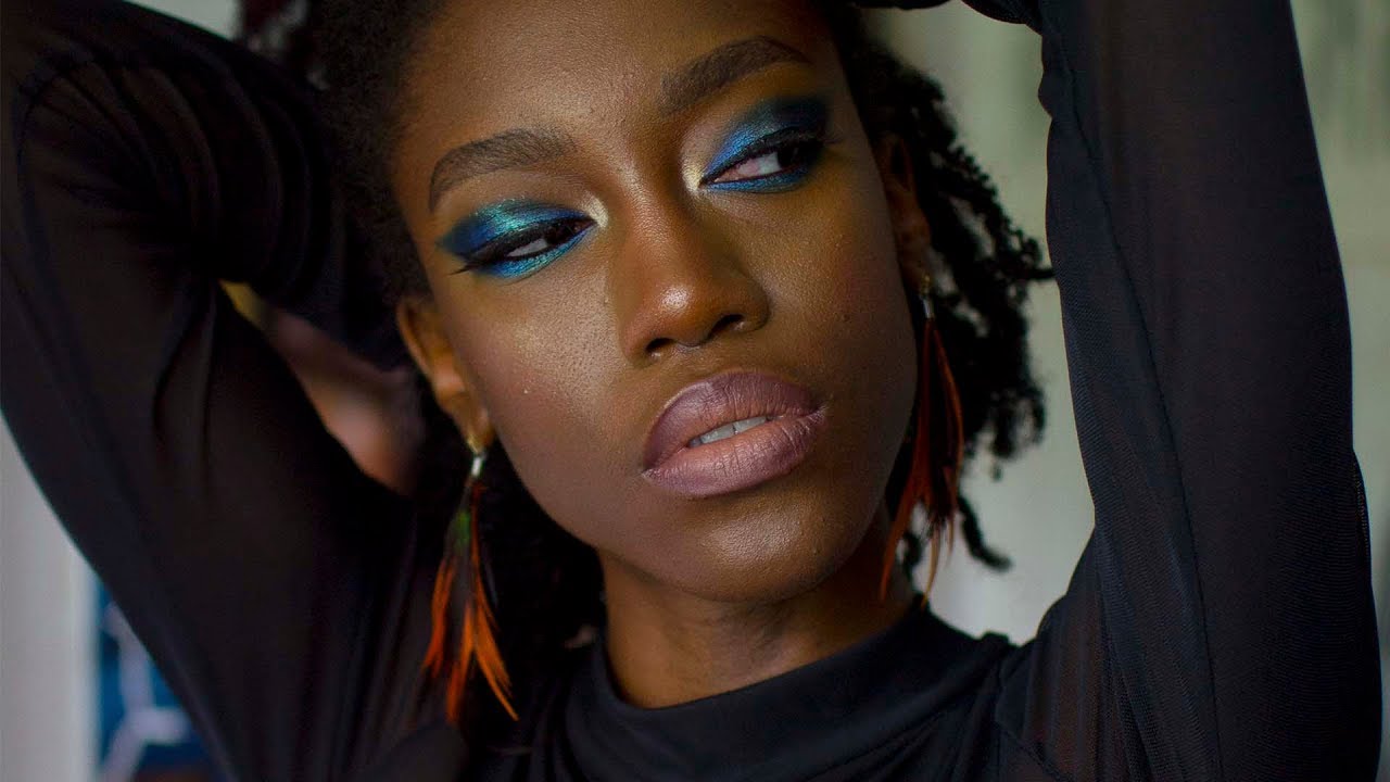 Blue Cat Eye Makeup Tutorial | Melt Cosmetics Blueprint Stack | Raish Phoenix