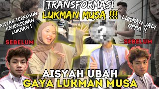 AISYAH UBAH GAYA RAMBUT LUKMAN…LUKMAN TAK PUAS HATI