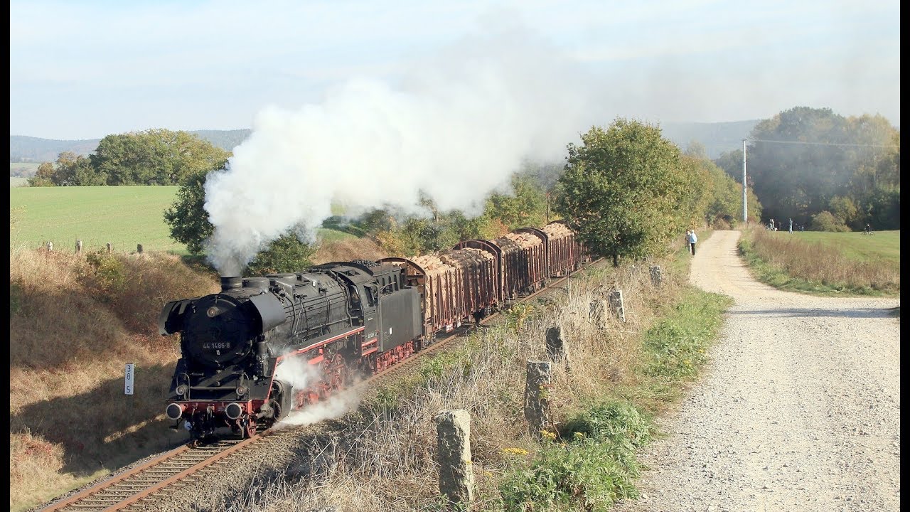 1x 44 ist GUT 2x 44 ist BESSER Plandampf Dampfabschied Werrabahn 2018