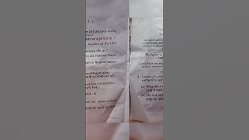 BBMKU Semester 3,(Major-5),MJ-5 History Important questions || #shorts #youtubeshorts #ytshorts