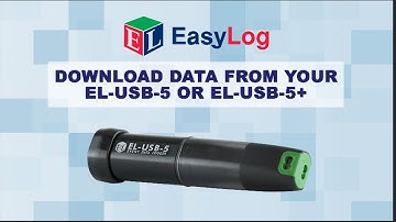 EasyLog Tutorial | EasyLog USB 5 Data Logger Download Data from Lascar Electronics