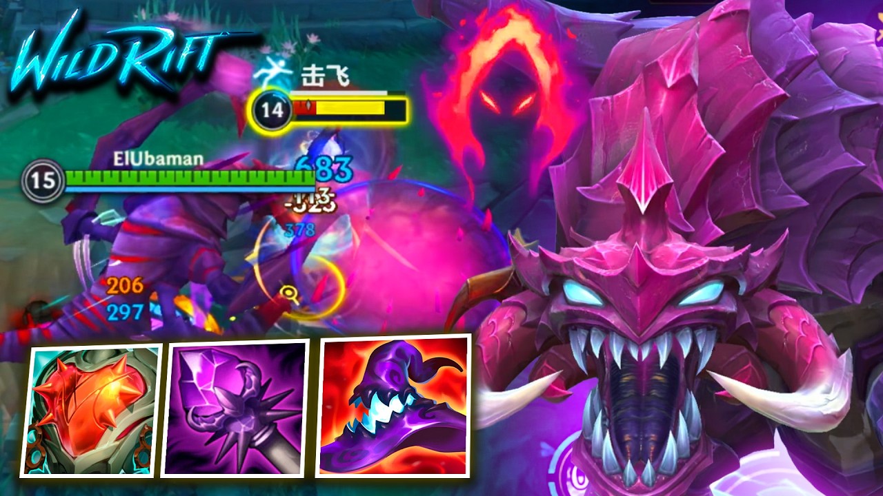 ¡PRIMER GAMEPLAY CHOGATH! tiene VIDA INFINITA! | Wild Rift
