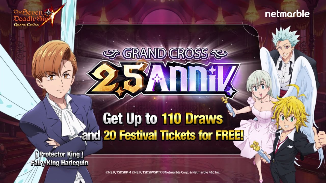 [7DS] Grand Cross 2.5 Anniversary [Protector King] Fairy King