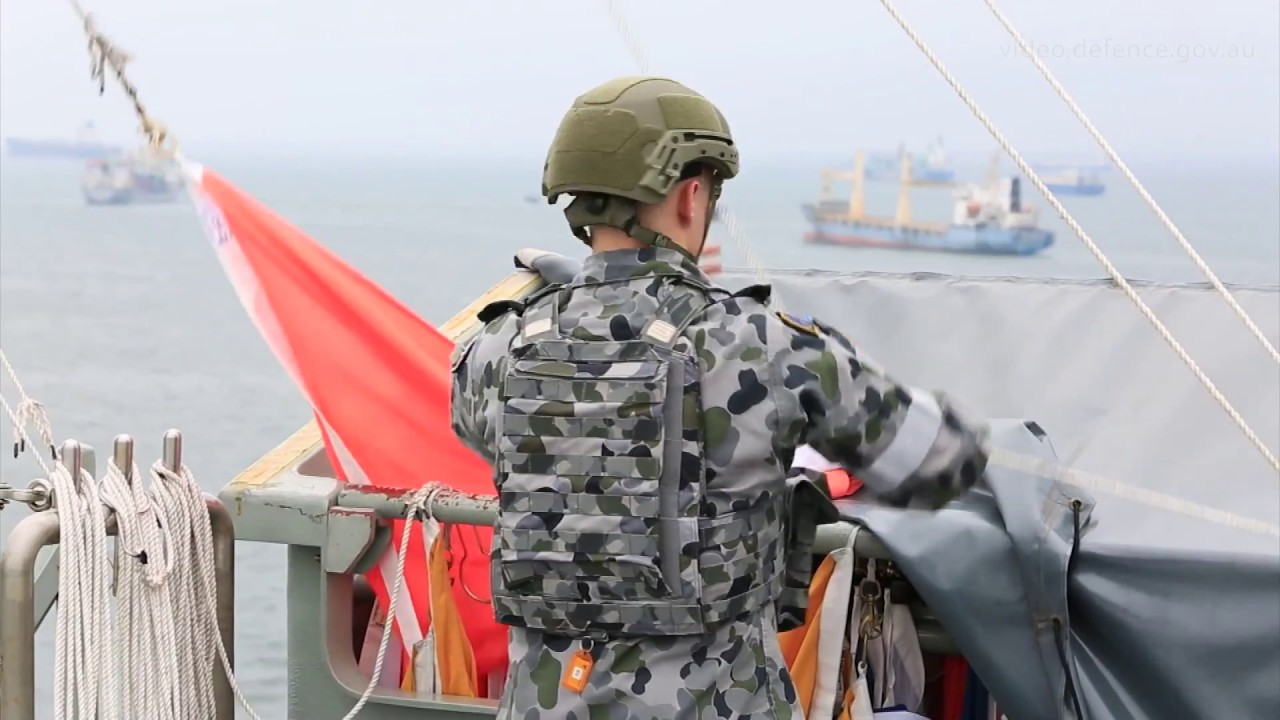 royal australian navy fleet LHD Adelaide, busy Asian waters, IPE17
