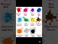 learn colours in italian learn ITALIAN with LOVELEEN  thanks  for watching the video 🇮🇹🇮🇹🥰🌹