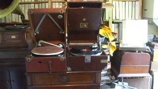 Comparing The Columbia 111 And The Hmv 101 No 9 Soundbox No 4 & No9 On Adaptor