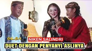 neken salindri pentas bareng bersama penyanyi asli lintang asmoro  di wayangan @welatbumi