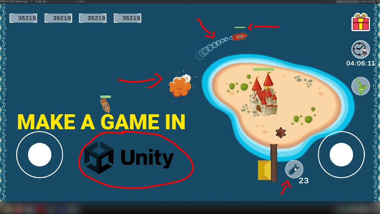 How to Make a Game in Unity in Hindi [part -3] : move and rotate by ...
