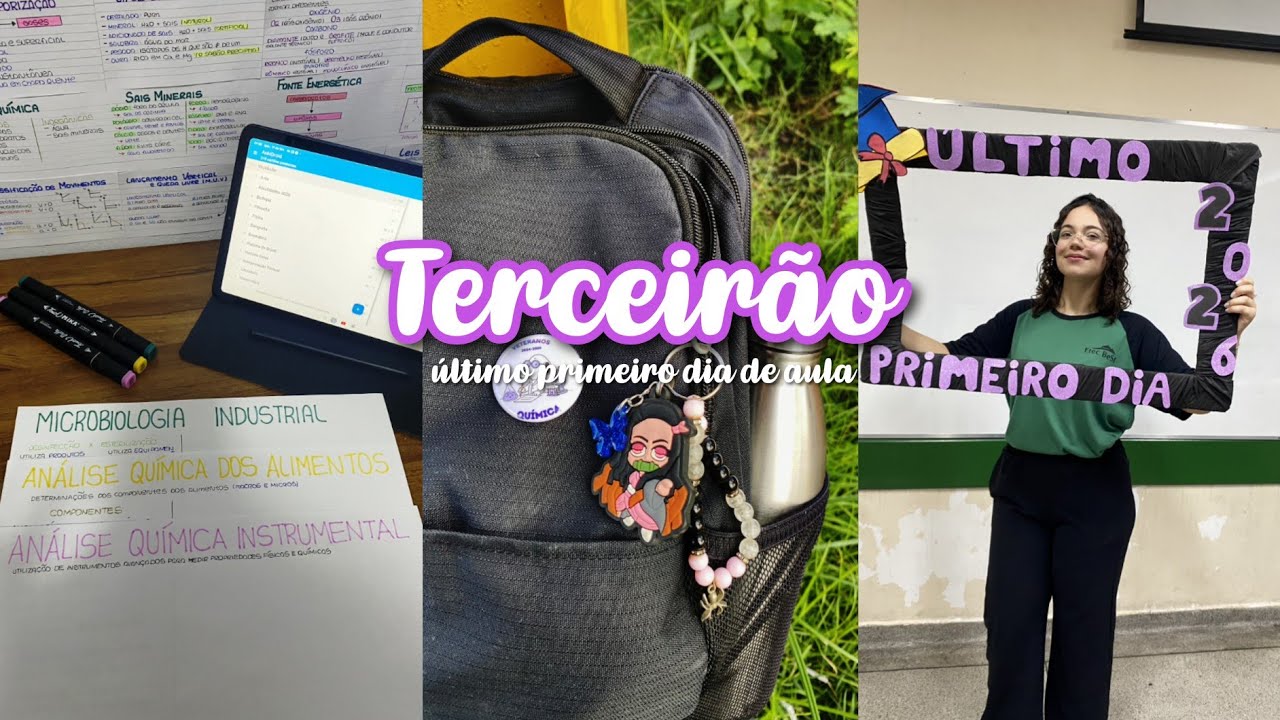 MEU ÚLTIMO PRIMEIRO DIA DE AULA 🏫