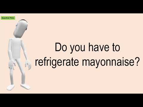 Video: Musíte zchladit hellmanovu majonézu?