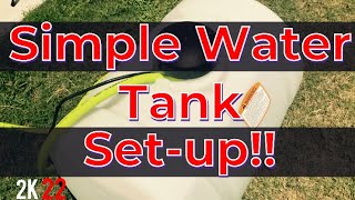 Simple Water Tank Set-Up | Mobile Detailing Out Of A Sedan
