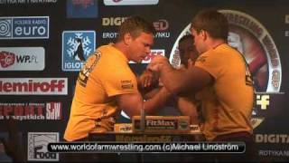 Final - John Brzenk vs. Denis Cyplenkov - Nemiroff 2008 - World of Armwrestling.com