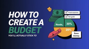 How to create a budget (you