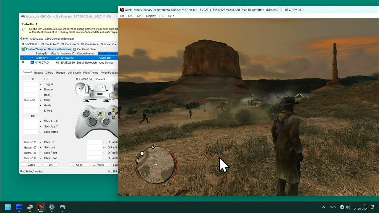Rdr1 on pc how to test x360ce additional keyboard mappings youtube