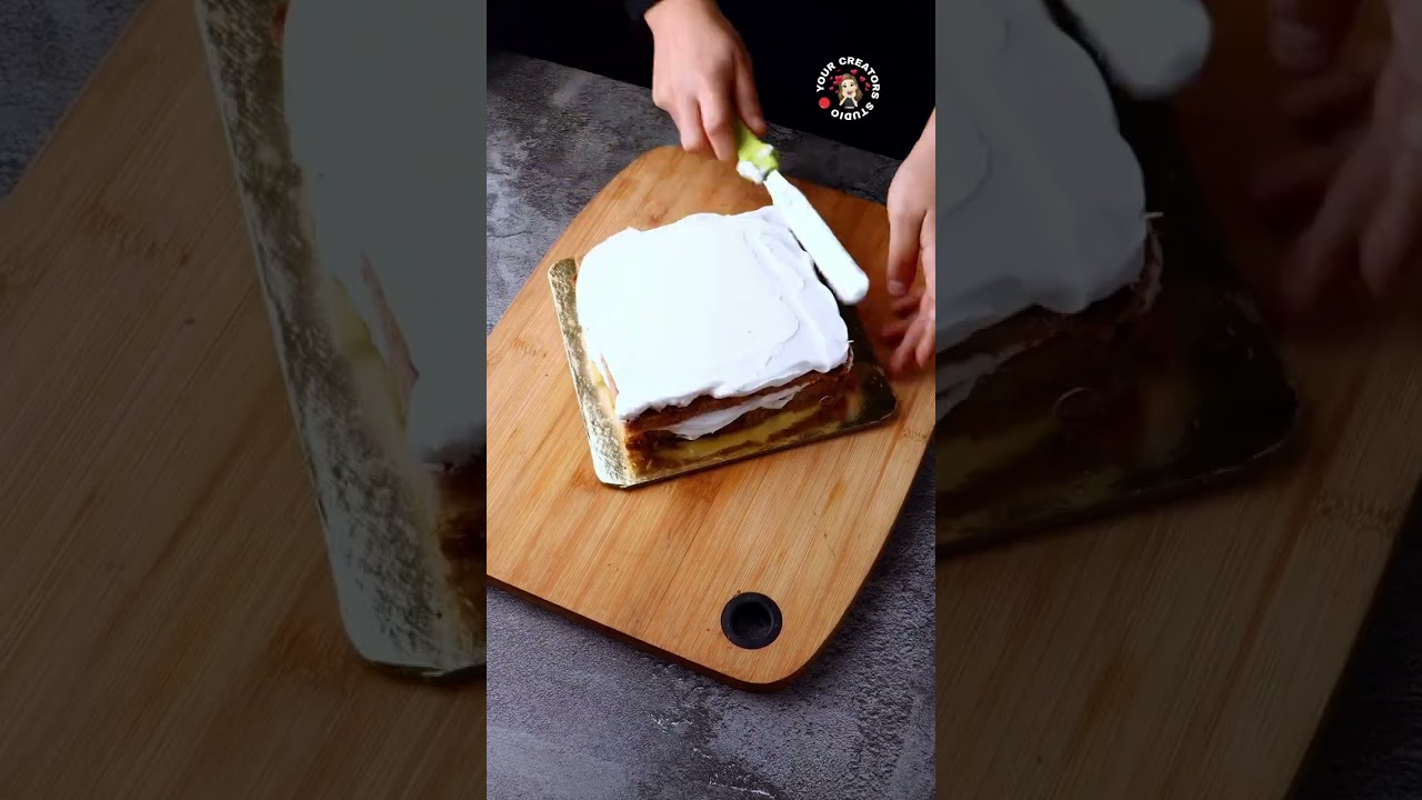 ⁣5 Min Birthday chocolate Cake | Super Easy & Quick Birthday Cake | Eggless & Without Oven |