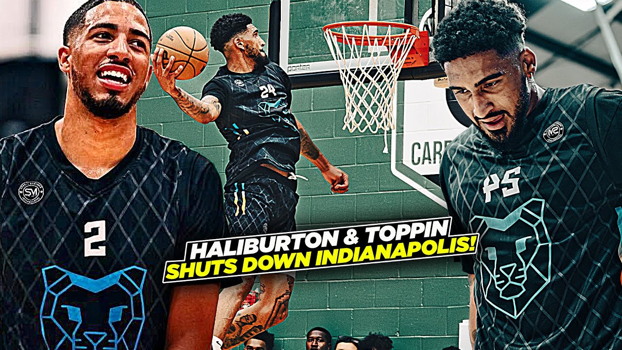 Obi Toppin & Tyrese Haliburton SHUTS DOWN Indy at Kyle Guy's Pro-am VS Jeff Teague & Trayce Jackson!