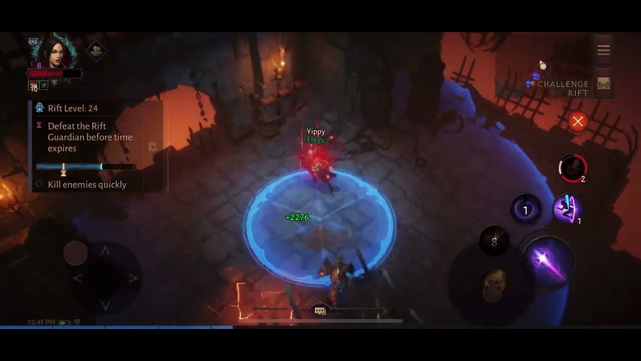 Diablo Immortal Wizard Challenge rift Build “FireStorm Machine