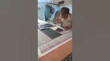 🌿 Handcrafted Block Printing 🖌️ | The Beauty of Textile Art 🎨 #ArtisanCraft #BlockPrintMagic