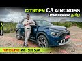 Citroen C3 Aircross - Full Review | Fun to Drive Mid-Size Suv? | MotoWagon.