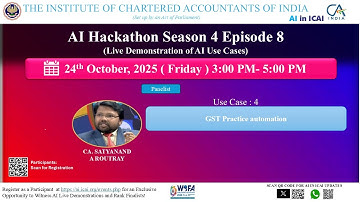 AI Hackathon S4 E8 UC4 – GST Practice Automation – CA. Satyanand A. Routray