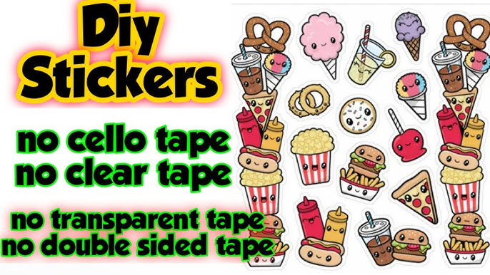 How to make Sticker with Box / handmade diy sticker at home /Diy sticker 