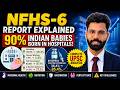 👉 NFHS-6 Report Explained: 90% Indian Babies Born in Hospitals | Complete UPSC Analysis #upsc #gk