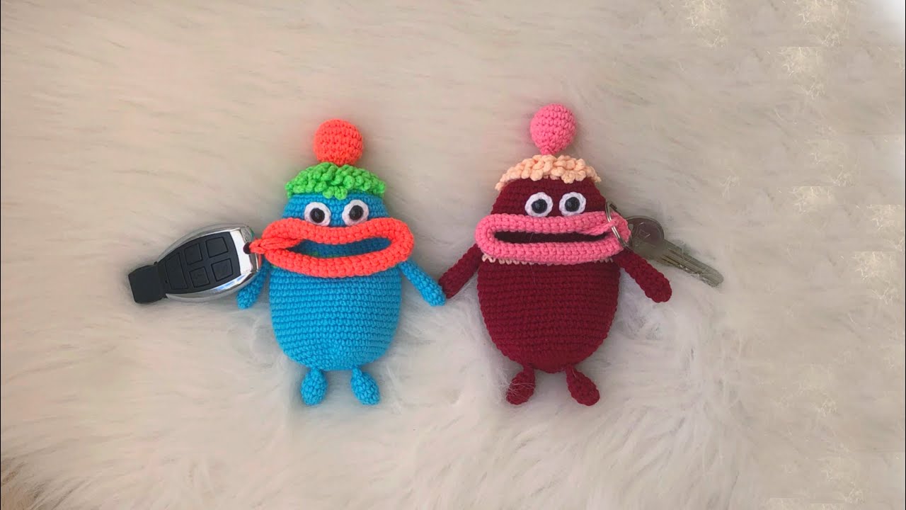 AMIGURUMI | Eğlenceli Anahtarlık Yapımı (dikişsiz) | ENG SUBTITLES ON subtítulos ESPAÑOL