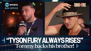 "HE'S THE BEST TO DO IT" 🐐 | Tommy Fury backs Tyson Fury to beat 'elite fighter' Oleksandr Usyk 🇸🇦