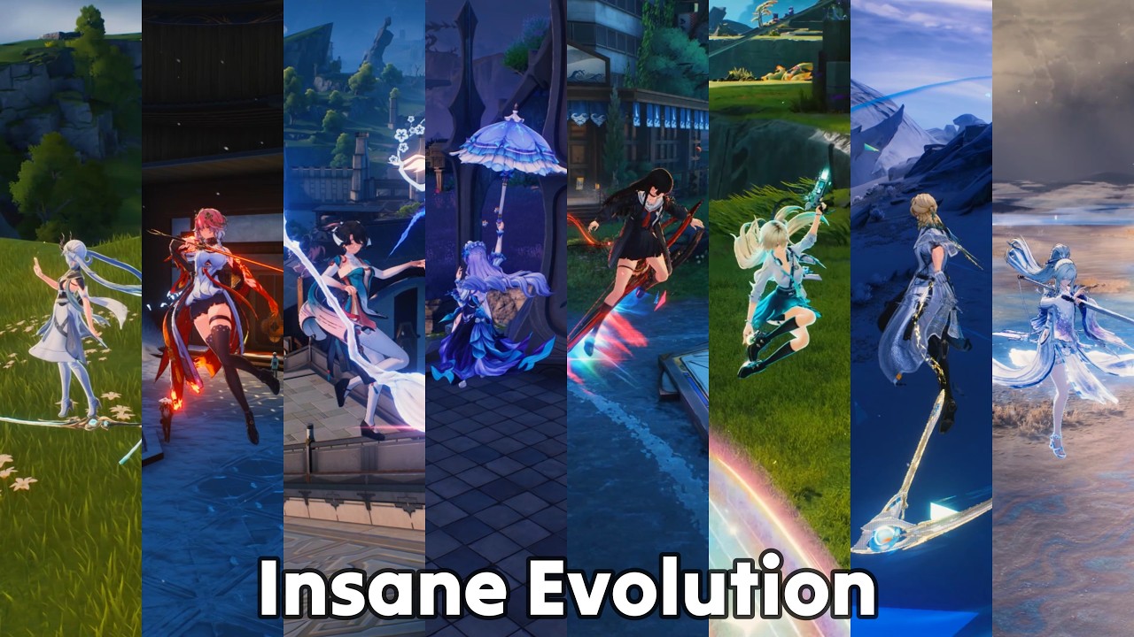 How Wuthering Waves Evolved Character Basic Techniques into an Epic Mid-Air Moveset!