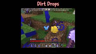 Minecraft PE Dirt Drops Op Items (Mcpe Addon)