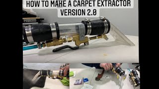 How to build DIY Carpet Extractor Updated Version 2 