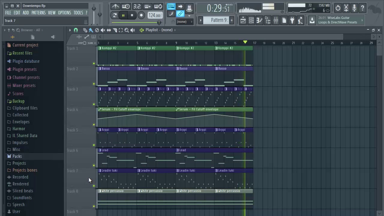 Downtempo sample | FL Studio 20 - YouTube
