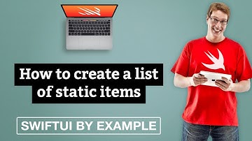How to create a list of static items - SwiftUI by Example