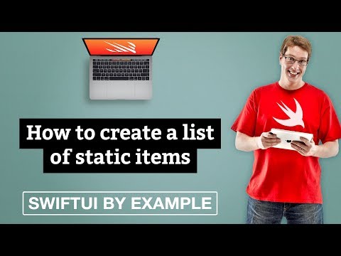 Video: Kaip sukurti statinį sąrašą?