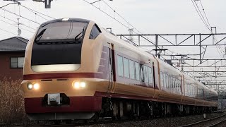 E653系国鉄特急色「冬の宮城ホッと温泉号」(2023/01/14)