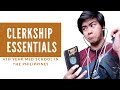 Clinical Clerkship Essentials (4th year med school in the Philippines)