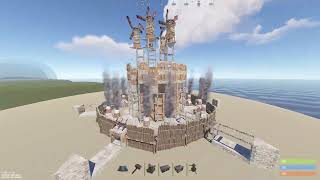 Rust 4-6 Man base - Widegap