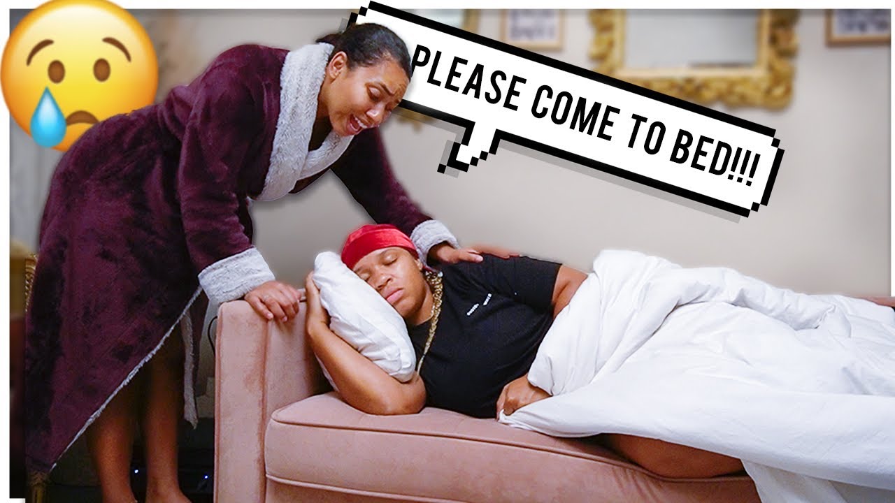 She made me SLEEP on the couch! (SAD NIGHT 😫) YouTube