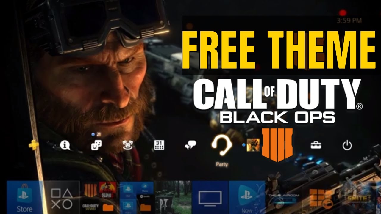 FREE Call of duty black ops 4 launch theme PS4 | Best free PS4 Theme ...